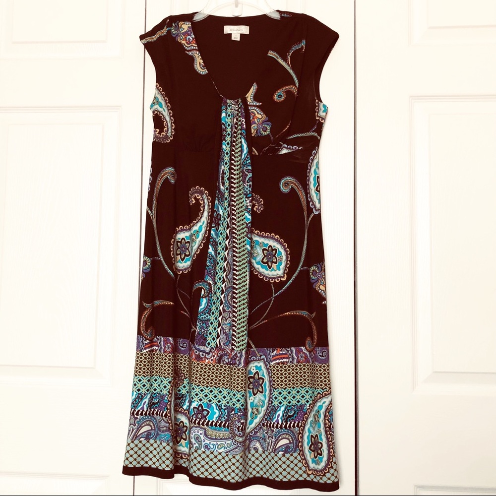 Dress Barn Black SL Dress with Empire Top